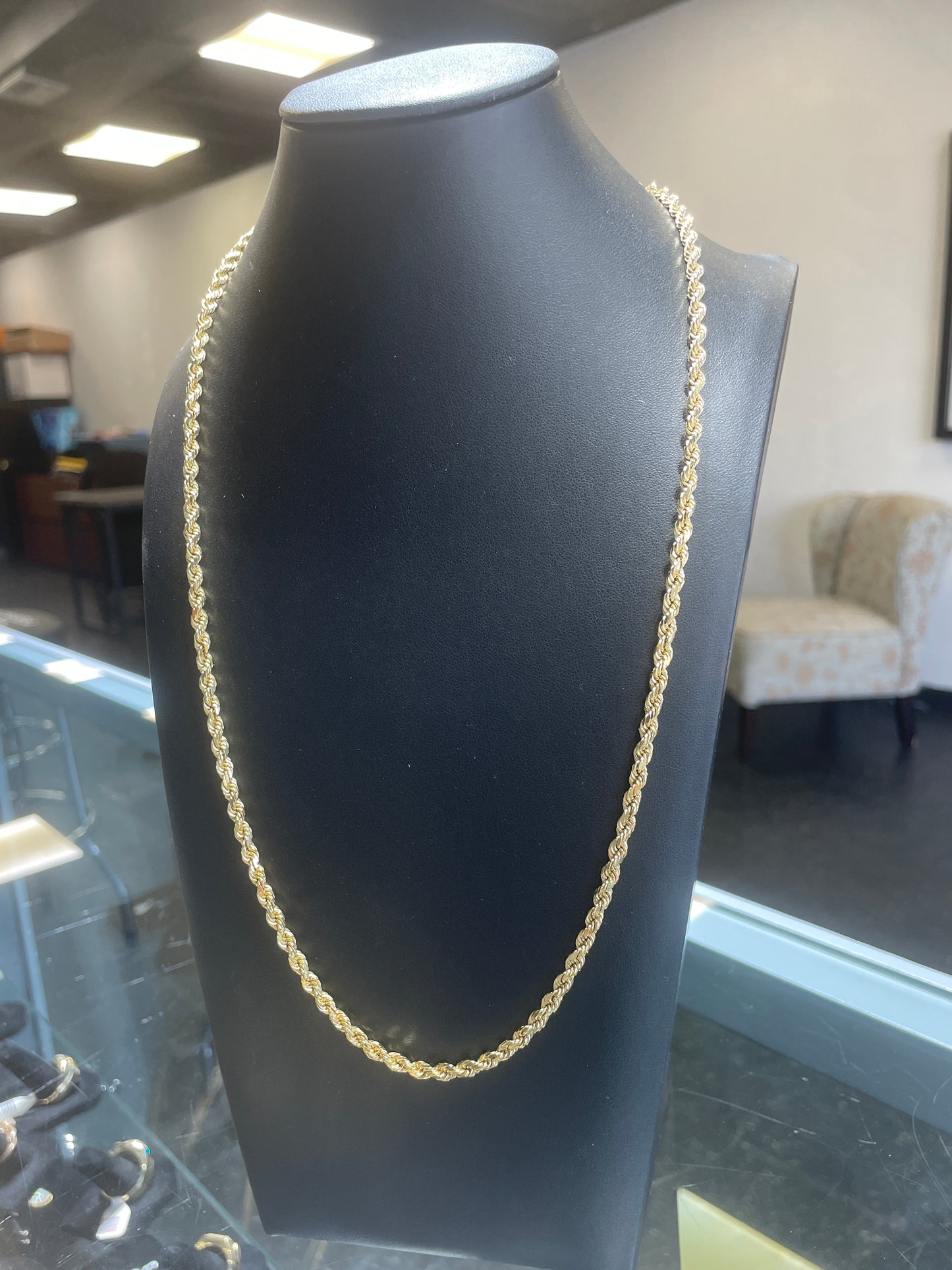 14KT Yellow Gold Rope Chain