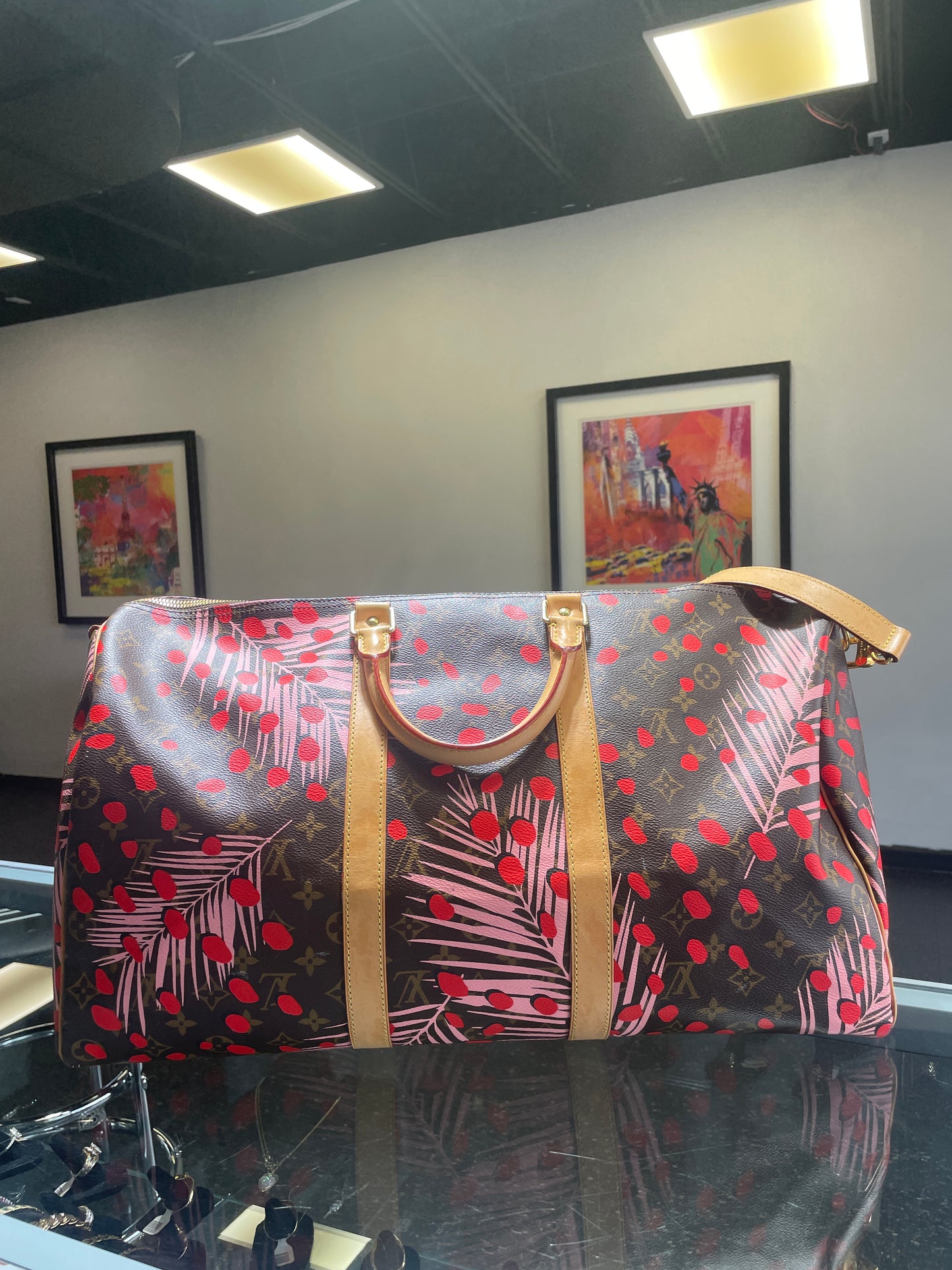 Louis Vuitton Jungle Dot Keepall 50