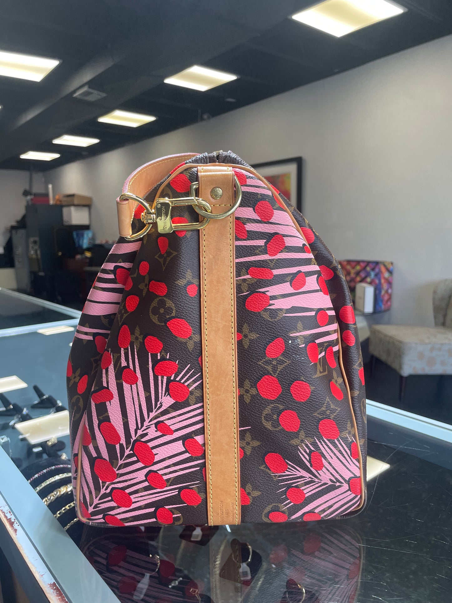 Louis Vuitton Jungle Dot Keepall 50