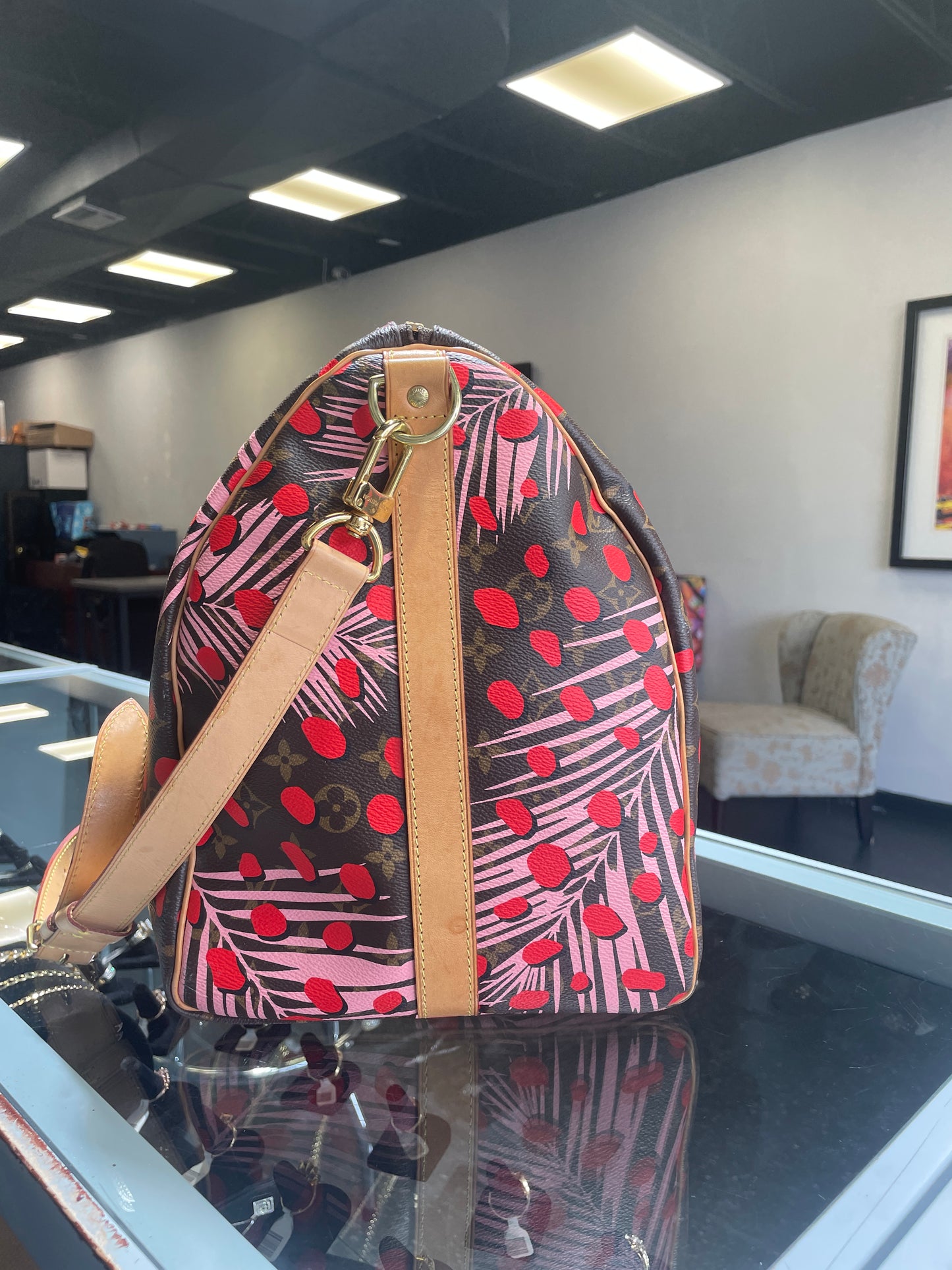 Louis Vuitton Jungle Dot Keepall 50